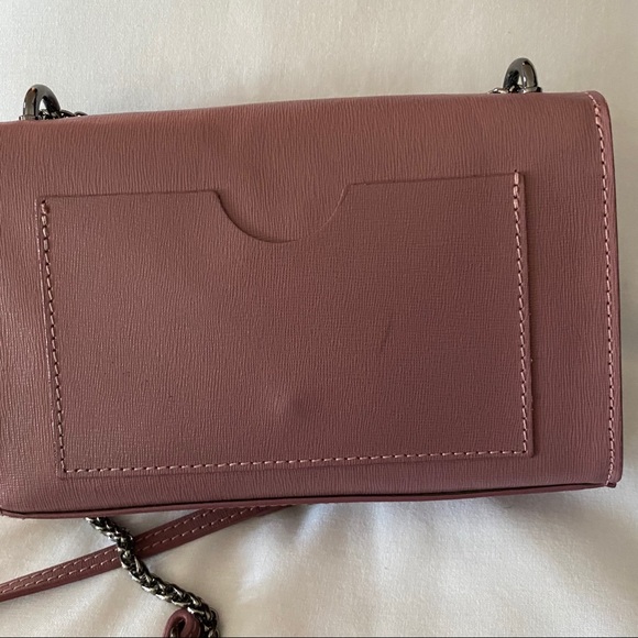 Vera Pelle Carmelia Roma Shoulder Bag Purple - Picture 5 of 9